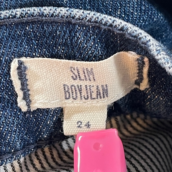 MADEWELL Women’s Size 24 Slim Boyjean Destressed Denim Jeans #B7426 - Picture 9 of 11